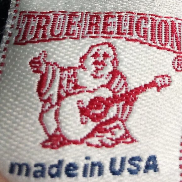 True Religion Billy Big T Big Stitch Blue Denim Jeans 32x33 - Picture 6 of 10